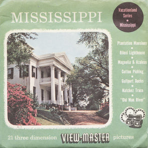 5 ANDREW - Mississippi - View-Master 3 Reel Packet - 1956 - vintage - S3 Packet 3dstereo 