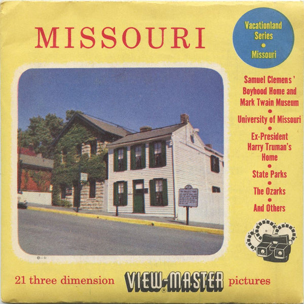 Mount Vernon- Home Of George Washington - Classic ViewMaster -3 Reel
