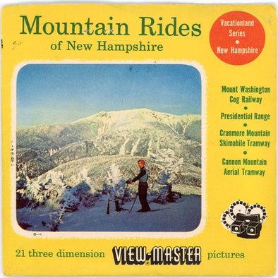 6ANDREW-Mountain Rides - View-Master 3 Reel Packet - vintage PKT 3Dstereo 