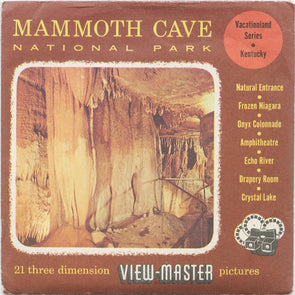 9 ANDREW - Mammoth Cave - View-Master 3 Reel Packet - vintage - 339-A,B,C-S3 Packet 3Dstereo 