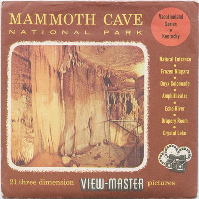 9 ANDREW - Mammoth Cave - View-Master 3 Reel Packet - vintage - 339-A,B,C-S3 Packet 3Dstereo 
