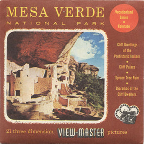 5 ANDREW - Mesa Verde - View-Master 3 Reel Packet - 1949 - vintage - S3 Packet 3dstereo 