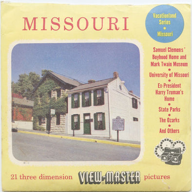 10 ANDREW - Missouri - View-Master 3 Reel Economy Packet - vintage - MO-1,2,3-S3 Packet 3dstereo 