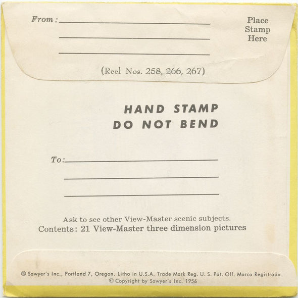 10 ANDREW - Mountain Rides - View-Master 3 Reel Packet - vintage - 258,266,267-S3 Packet 3dstereo 