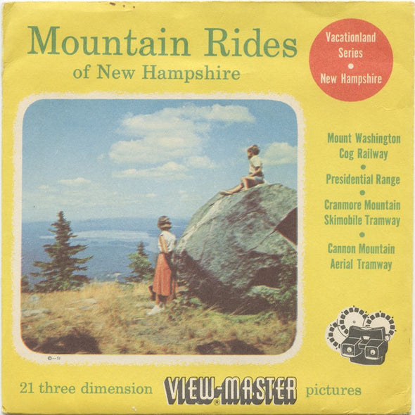 10 ANDREW - Mountain Rides - View-Master 3 Reel Packet - vintage - 258,266,267-S3 Packet 3dstereo 