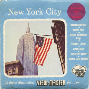 6 ANDREW - New York City - View-Master 3 Reel Packet - 1950 - vintage - 156,157,158-S3 Packet 3dstereo 