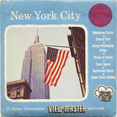 6 ANDREW - New York City - View-Master 3 Reel Packet - 1950 - vintage - 156,157,158-S3 Packet 3dstereo 