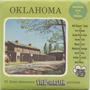 6 ANDREW - Oklahoma - View-Master 3 Reel Packet - 1954 - vintage - OK-1,2,3-S3 Packet 3dstereo 