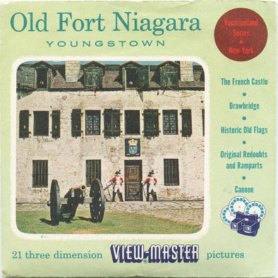 6 ANDREW - Old Fort Niagara - View-Master 3 Reel Packet - 1957 - vintage - 83-A,B,C-S3 Packet 3dstereo 