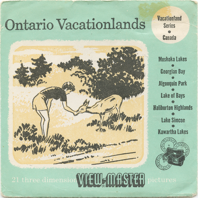 Ontario Vacationlands  - View-Master 3 Reel Packet - vintage - 397-A,B,C-S3D