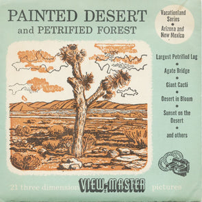 5 ANDREW - Painted Desert and Petrified Forest - View-Master 3 Reel Packet - vintage - S3D Packet 3dstereo 