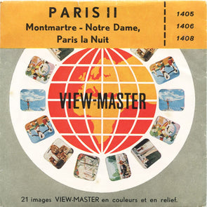 5 ANDREW - Paris II - View-Master 3 Reel Packet - vintage - BSU Packet 3dstereo 