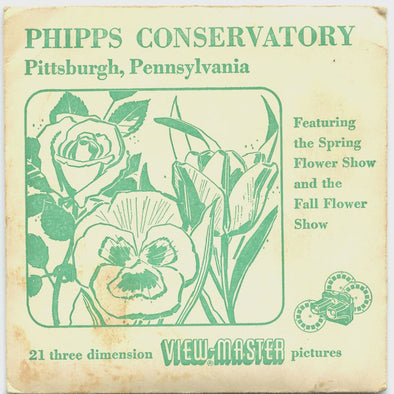 4 ANDREW - Phipps Conservatory - View-Master 3 Reel Packet - 1950s views - vintage - S2 Packet 3dstereo 