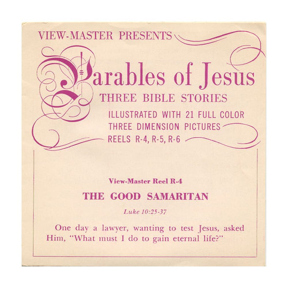 9 ANDREW - Parables of Jesus - View-Master 3 Reel Economy Packet - vintage - R-4,5,6-S3 Packet 3Dstereo 