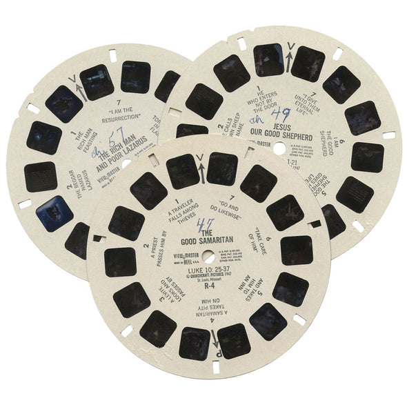 9 ANDREW - Parables of Jesus - View-Master 3 Reel Economy Packet - vintage - R-4,5,6-S3 Packet 3Dstereo 