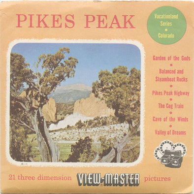 10 ANDREW - Pikes Peak - View-Master 3 Reel Economy Packet - 1949 - vintage - 51,234,245-S3 Packet 3dstereo 