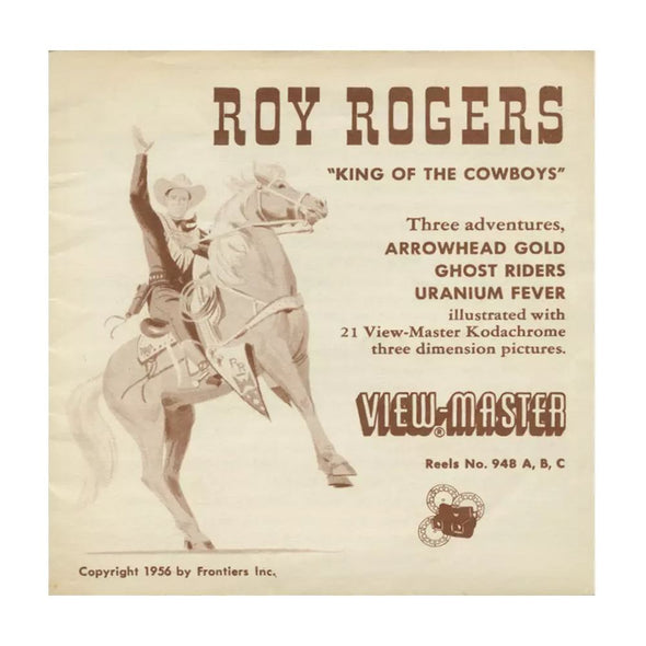 5 ANDREW - Roy Rogers - View-Master 3 Reel Packet - vintage - 948-A,B,C-S3 Packet 3dstereo 