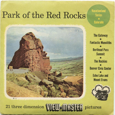 5 ANDREW - Park of the Red Rocks - View-Master 3 Reel Packet - 1949 - vintage - S3 Packet 3dstereo 