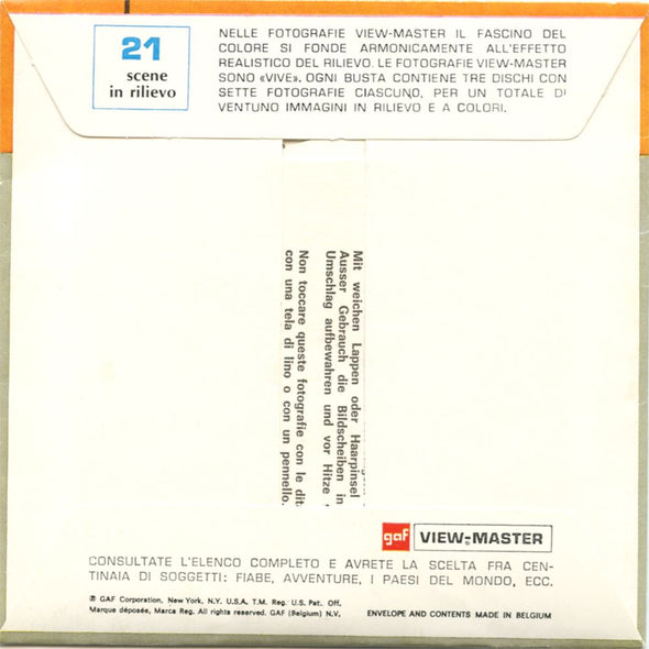 Riviera Della Versilia - View-Master 3 Reel Packet - vintage Packet 3dstereo 