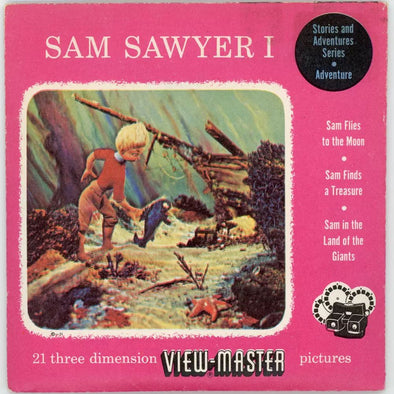 5 ANDREW - Sam Sawyer I - View-Master 3 Reel Packet - vintage - SAM-1,2,3-S3 Packet 3dstereo 