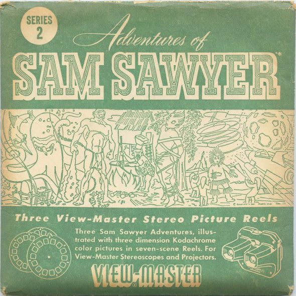 6 ANDREW - Sam Sawyer II - View-Master 3 Reel Packet - vintage - SAM-4,5,6-S1 Packet 3dstereo 