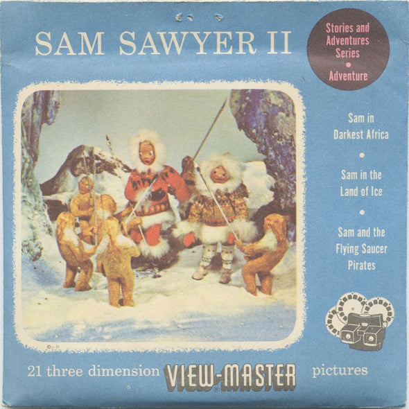 10 ANDREW - Sam Sawyer II - View-Master 3 Reel Economy Packet - vintage - SAM-4,5,6-S3 Packet 3Dstereo 