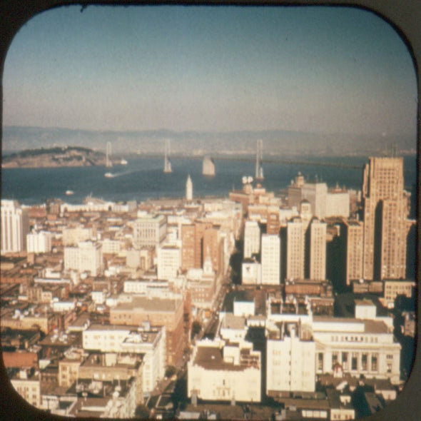 5 ANDREW - San Francisco - View-Master 3 Reel Packet - 1954 - vintage - 198-A,B,C-S3 Packet 3dstereo 