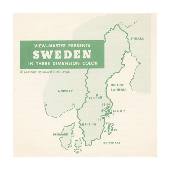 10 ANDREW - Sweden - View-Master 3 Reel Economy Packet - vintage - 2125-A,B,C-S3 Packet 3Dstereo 