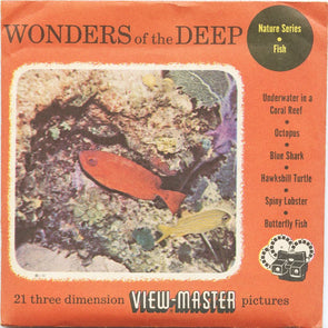 5 ANDREW - Wonders of the Deep - View-Master 3 Reel Packet - 1954 - vintage - 990-A,B,C-S3 Packet 3dstereo 