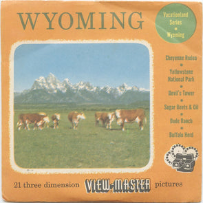 10 ANDREW - Wyoming - View-Master 3 Reel Economy Packet - 1957 - vintage - A305-S3 Packet 3dstereo 