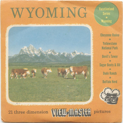 10 ANDREW - Wyoming - View-Master 3 Reel Economy Packet - 1957 - vintage - A305-S3 Packet 3dstereo 