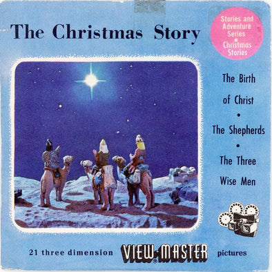 Christmas Story - View-Master 3 Reel Packet - vintage - XM-1,2,3-BS3 Packet 3dstereo 