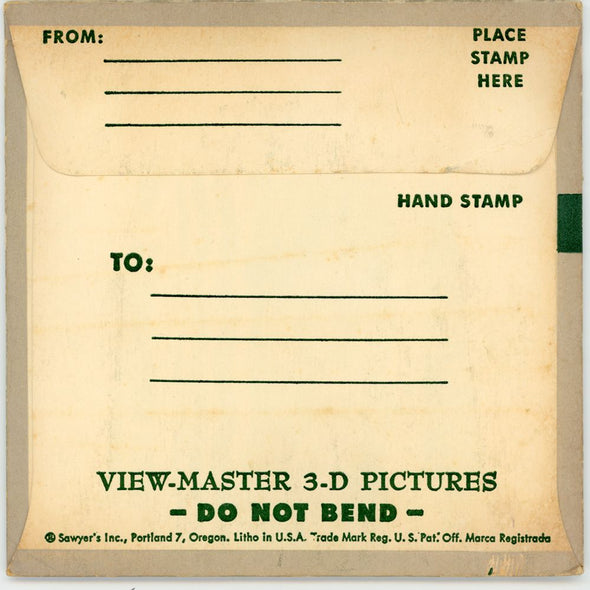 Yosemite - View-Master 3 Reel Packet - vintage 1950s PKT 3Dstereo 