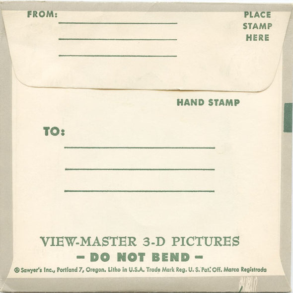 9 ANDREW - Yosemite - View-Master 3 Reel Packet - vintage - 131,132,133-S2 Packet 3Dstereo 