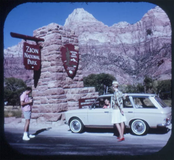 5 ANDREW - Zion National Park - View-Master 3 Reel Packet - vintage - 141-A,B,C-S3 Packet 3dstereo 