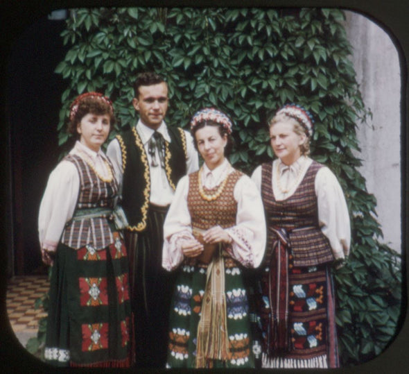 6 ANDREW - People of Russia - View-Master 3 Reel Packet - 1957 - vintage - 2810-A,B,C-S3 Packet 3dstereo 