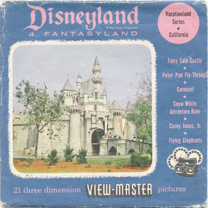 9 ANDREW - Fantasyland - View-Master 3 Reel Economy Packet - vintage - R854-A,B,C-S3 Packet 3Dstereo 
