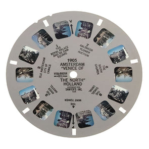 Amsterdam - Venice of the North - Holland - View-Master Printed Reel - vintage - (REL-1905x) Reels 3dstereo 