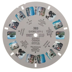 Quebec City I Canada - View-Master Printed Reel - vintage - (REL-383x) Reels 3dstereo 