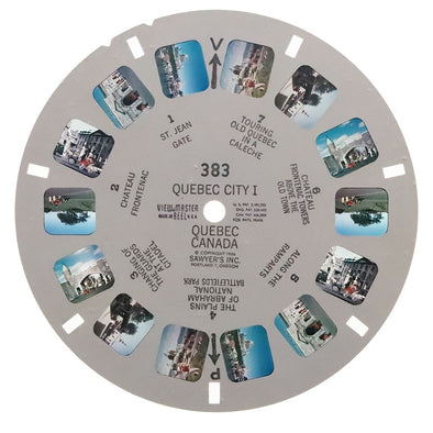 Quebec City I Canada - View-Master Printed Reel - vintage - (REL-383x) Reels 3dstereo 