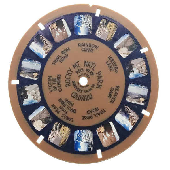 Rocky MT. National Park - Colorado - View-Master Blue Ring Reel - vintage - (BR-101c) Reels 3dstereo 