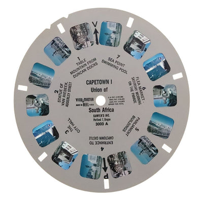 Capetown I- Union of South Africa - View-Master Printed Reel - vintage - (REL-3003A) Reels 3dstereo 