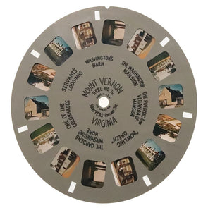 Mount Vernon, Virginia - View-Master Hand-Lettered Reel - vintage - (HL-76c) Reels 3dstereo 