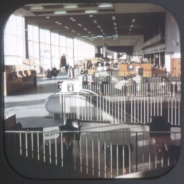 5 ANDREW - London Airport - View-Master Single Reel - vintage - 1004B Reels 3dstereo 