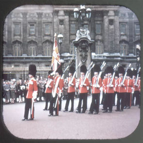 5 ANDREW - Changing of the Guard at Buckingham Palace - View-Master Single Reel - vintage - 1007 Reels 3dstereo 