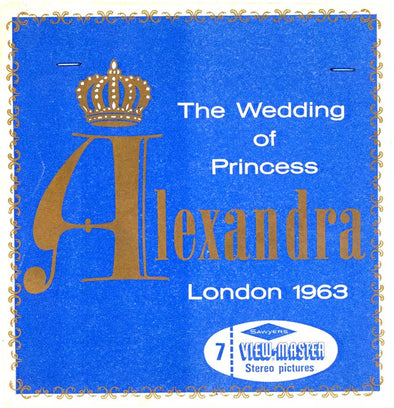 5 ANDREW - Wedding Princess Alexandra - Special Envelope 1963 - View-Master Single Reel - vintage - #1120 Reels 3dstereo 