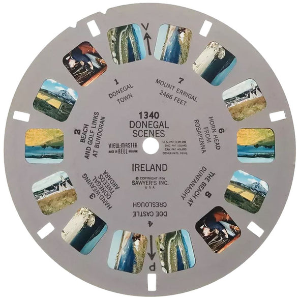 5 ANDREW - Donnegal Scenes Ireland - View-Master Single Reel - vintage - 1340 Reels 3dstereo 