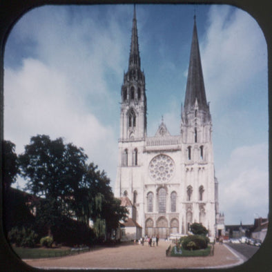11 ANDREW - The Cathedral Of Chartres - France - View-Master Single Reel - vintage - 1413 Reels 3dstereo 