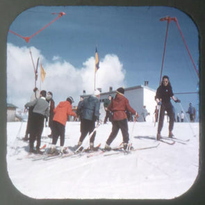 5 ANDREW - Megeve in Winter - France - View-Master Single Reel - 1957 - vintage - 1458 Reels 3dstereo 