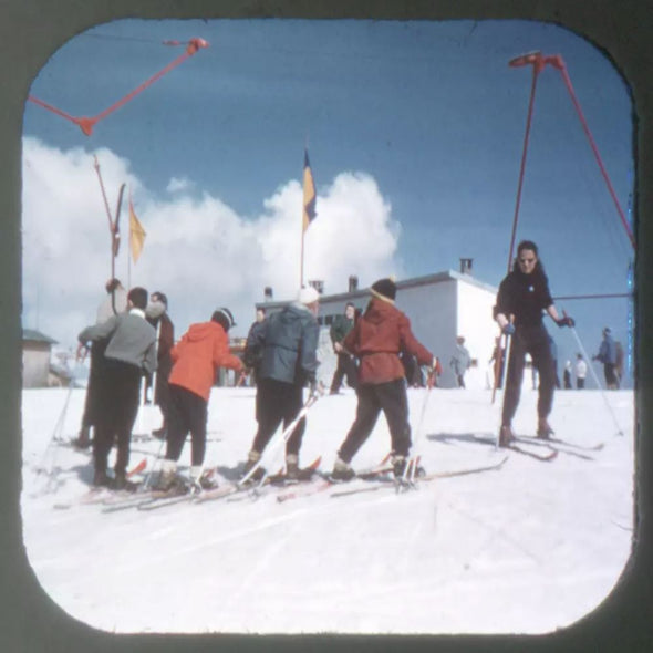 5 ANDREW - Megeve in Winter - France - View-Master Single Reel - 1957 - vintage - 1458 Reels 3dstereo 